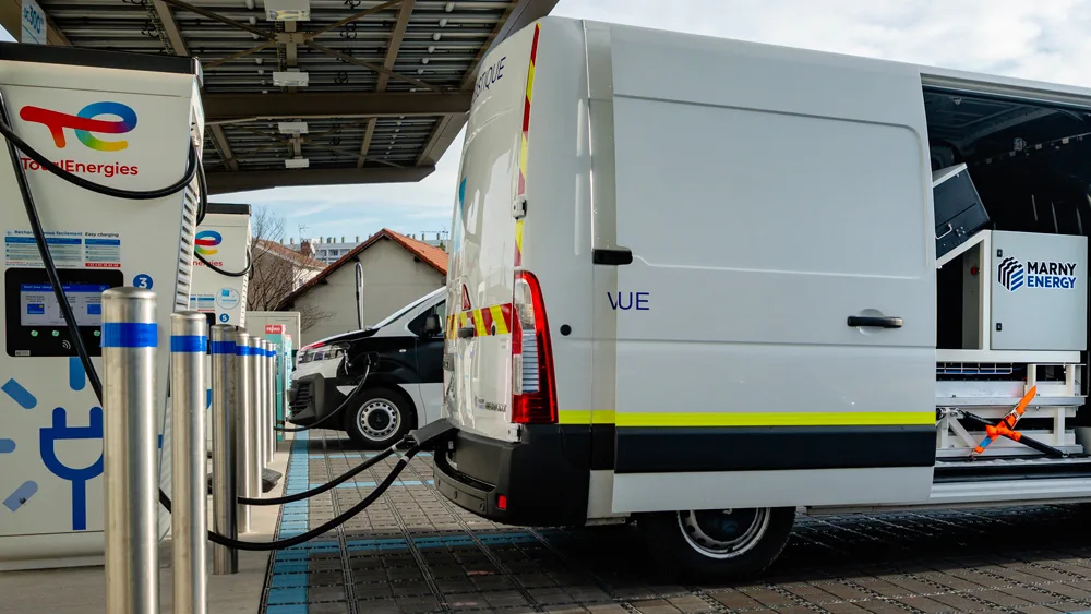 Unité d’alimentation mobile Marny Energy avec batteries en seconde vie