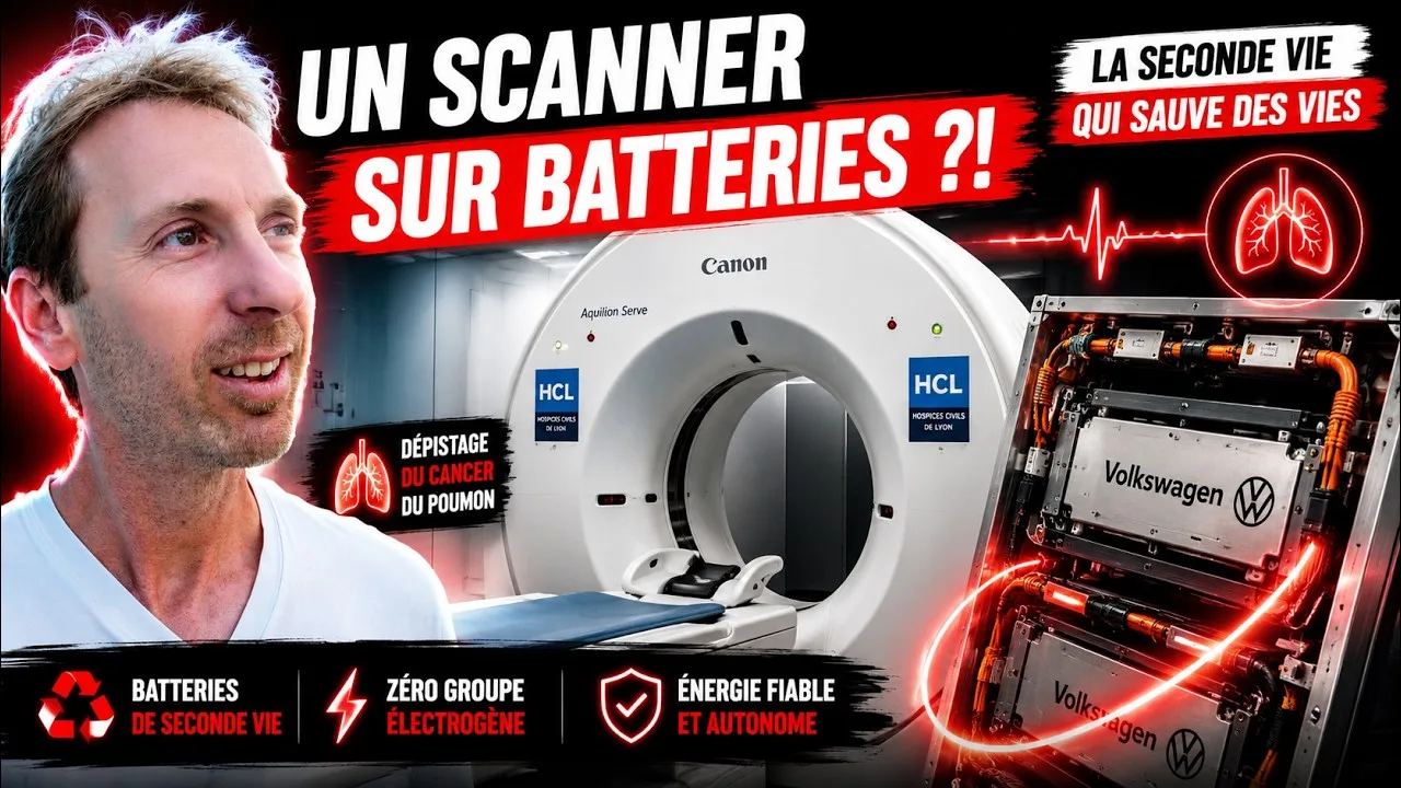Ce scanner est alimenté par des batteries de voitures électriques !